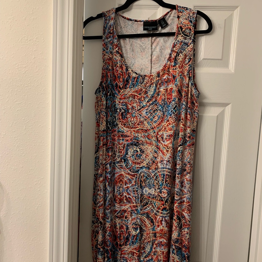 Dress multi color size 1x